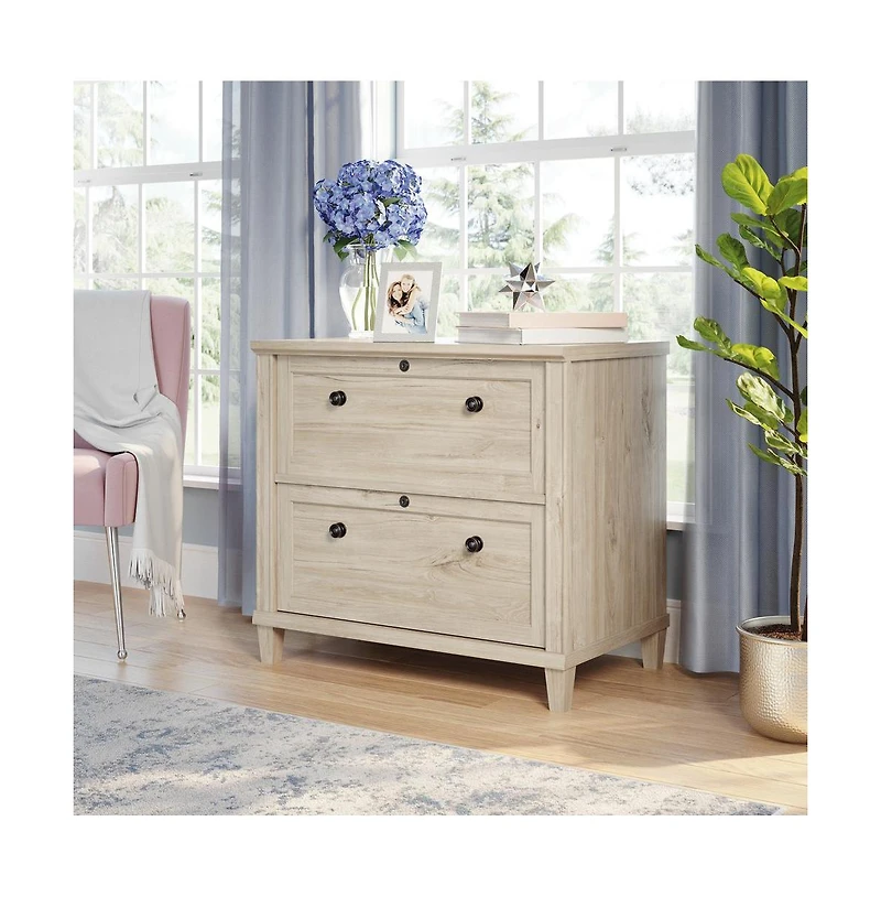 Sauder Hammond Commercial Office File Cabinet, Chalk Oak finish