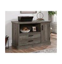 Sauder Aspen Post Commercial Office Credenza, Pebble Pine finish