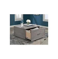 Sauder Hayes Garden Coffee Table, Ashen Oak finish