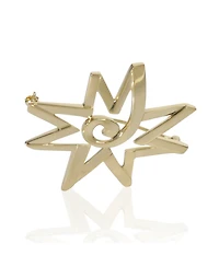 Pre-Owned Tiffany & Co Yellow Gold Vintage Paloma Picasso Star Brooch