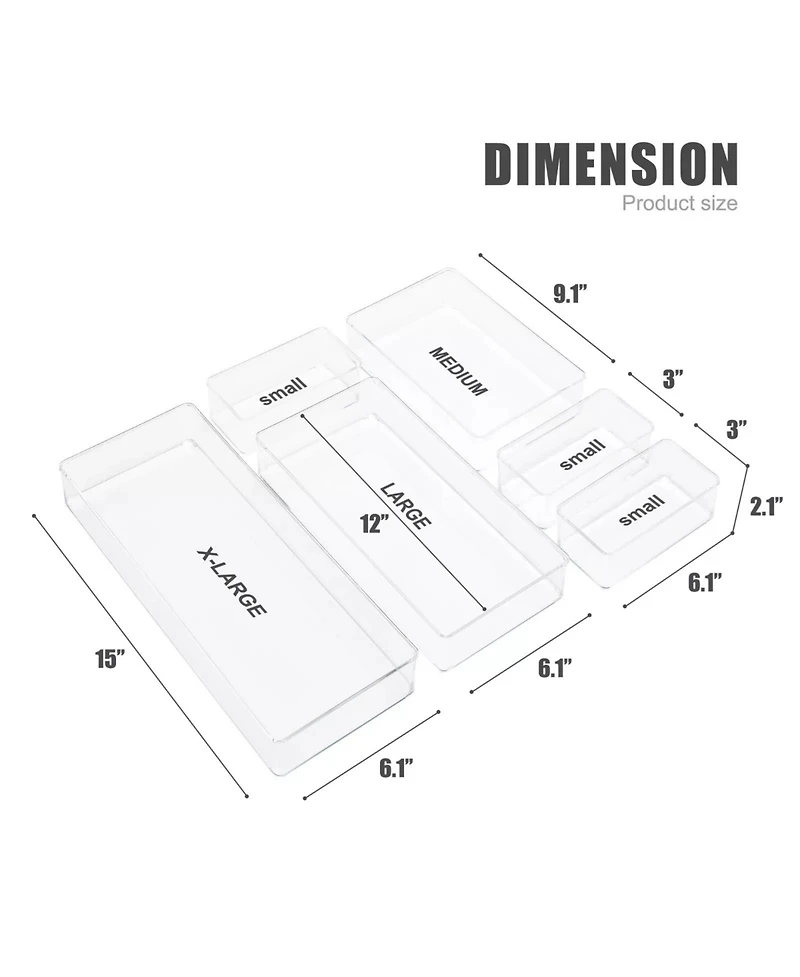 Sorbus Kitchen Drawer Organizer Set