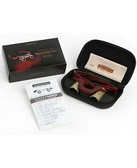 KabukiGlasses Opera Theater Binocular 4x13mm, Hands-Free Autofocus with Ultra Bright Lens, Gold/Red