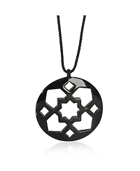 Pre-Owned Tiffany & Co Sterling Silver and Lacquer Paloma Picasso Zellige Pendant