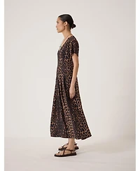 Hush Women's Bronte Pleated Air Flow Midi Dress