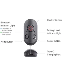 Pgytech GoPro Edition CapLock Mantis Pod 5000mAh Power Grip with Built-In Tripod Legs