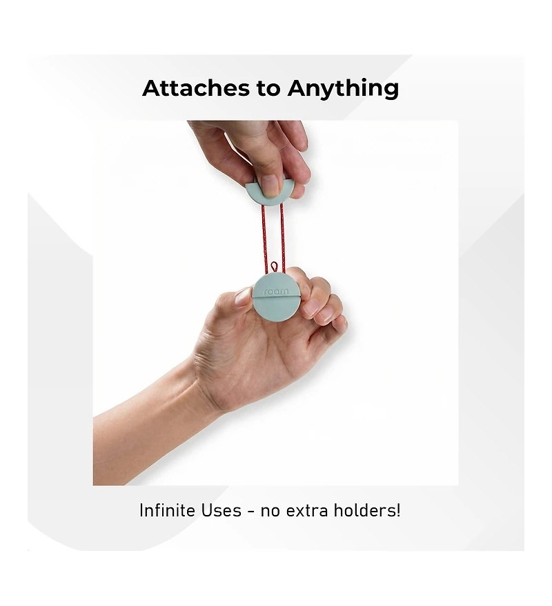 Roam smart tracker - Bluetooth Item Locator, No Subscription, Waterproof Apple and Android