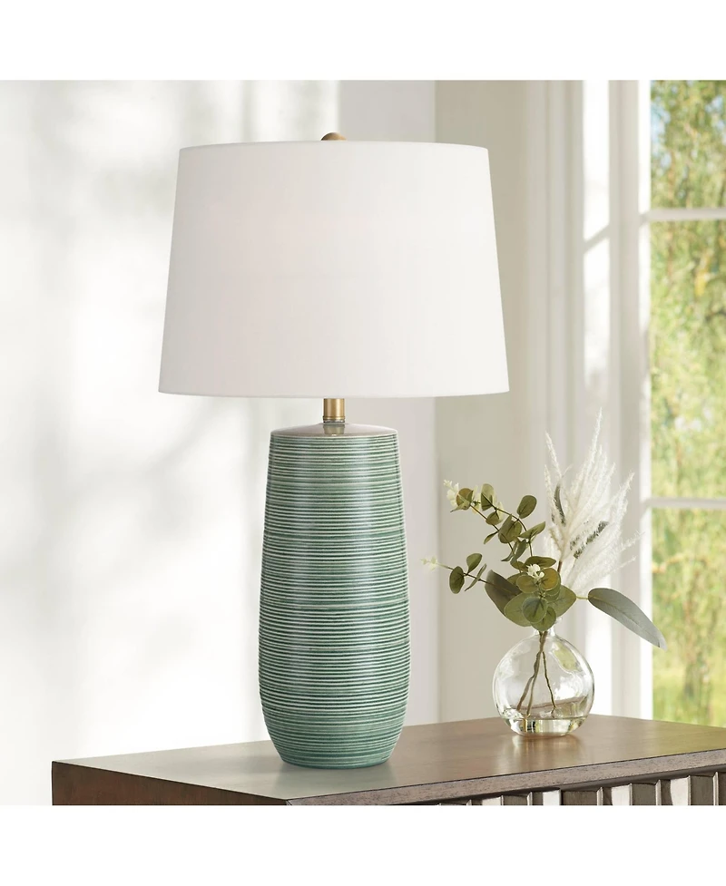 360 Lighting Kerry 28 1/2" High Stripes Ceramic Table Lamp
