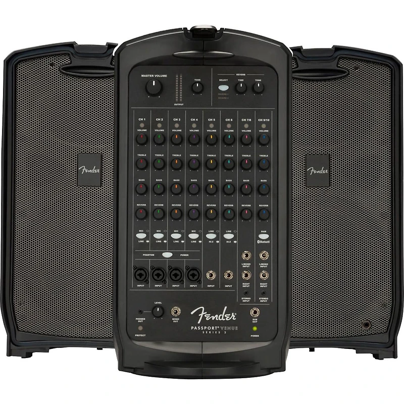 Fender Passport Venue Series 2 600W 10-Channel Portable Pa System with Bluetooth
