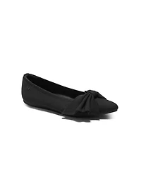 Vivaia Women's Azura Pointed-Toe Bow Ballet Flats