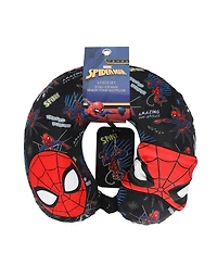 Spider-Man Mask and Character Print 3-Piece Neck Pillow Set