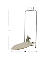 Household Essentials Over the Door Ironing Board, Includes Padded Board Cover