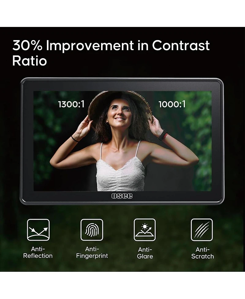 Osee G7 Pro 7" Full Hd Touchscreen Camera Control Field Lcd Monitor, Supports 3G-sdi/4K Hdmi