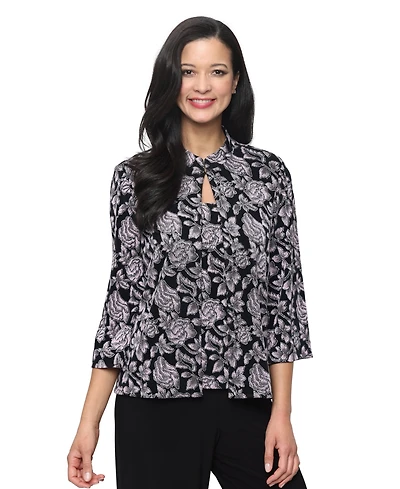 Alex Evenings Women's Scoop Neck Top