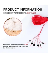 Gnuadz 360 Colors Embroidery Thread Floss Friendship Bracelet String Cross Stitch Cotton Yarn Crochet Craft Supplies