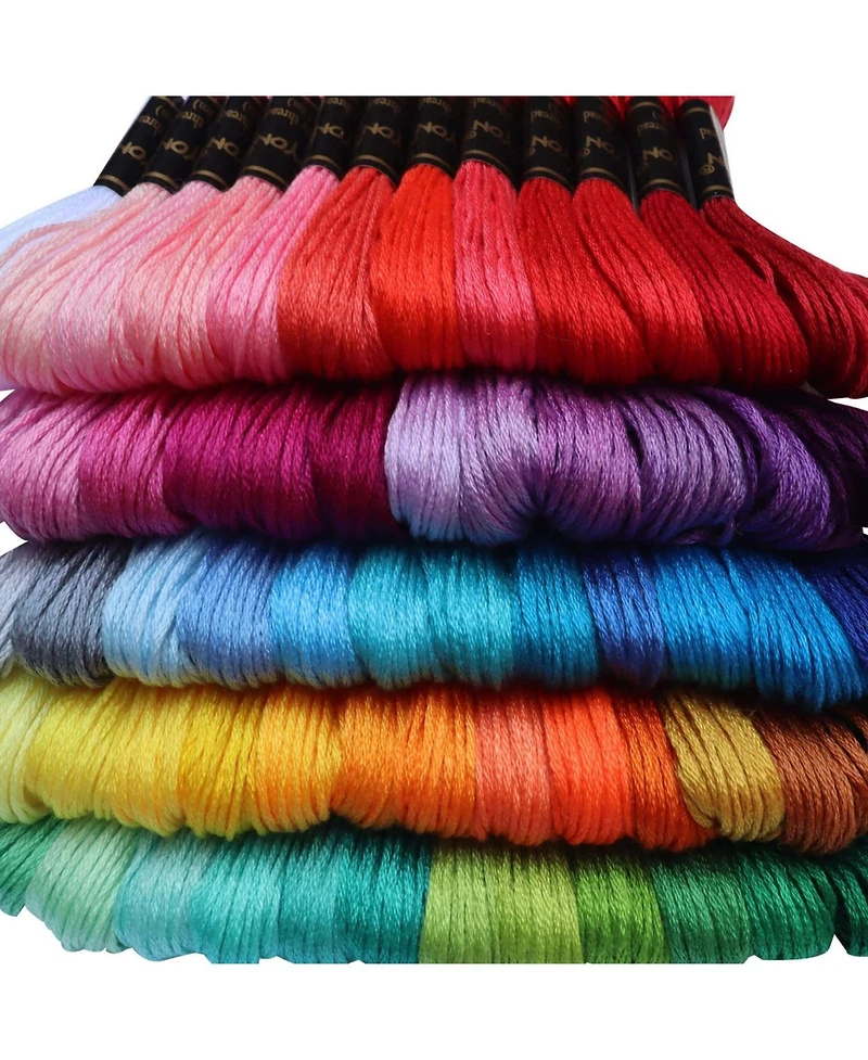 Gnuadz 122 Skeins Embroidery Floss Friendship Bracelet Cross Stitch Thread