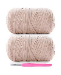 Gnuadz 400 G/130 Tshirt Yarn Crochet Hook Set