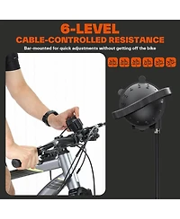 Sportneer Magnetic Bike Trainer Stand for 26–28 and 700C Wheels, 6-Level Resistance