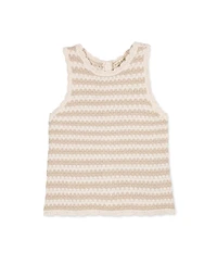 Hope & Henry Women's Organic Button Back Sweater Tank
