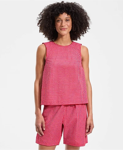 Lands' End Women's Seersucker Matchback Shell