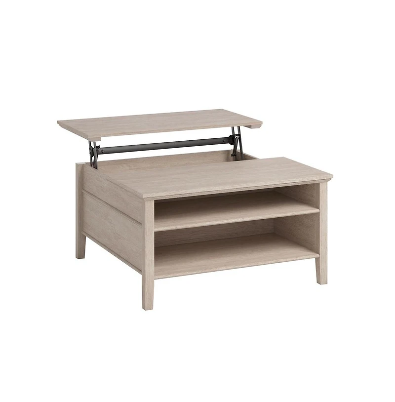 Sauder East Adara Coffee Table, Cascade Oak finish