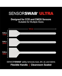 Photographic Solutions Swab Ultra Cleaning Tool for Dx/Aps-c Sensor, 100-Pk