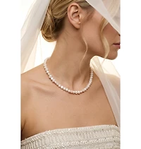Joey Baby 2-Piece Gift Set 18K Plated Freshwater Pearl Necklace and Earrings