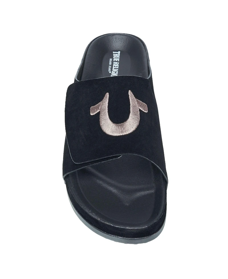 True Religion Men's Biggy Velcro Strap Sandals