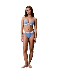 Calvin Klein Women's Icon Cotton-Modal Lightly Lined Triangle Bralette QF8498