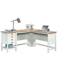 Sauder Cottage Road L Desk Oak finish