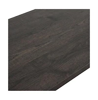 Sauder Walter Heights L Desk, Blade Walnut finish
