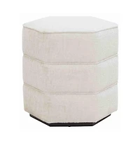 Safavieh Rosaria Chenille Hexagon Ottoman