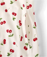 Lands' End Plus Cotton Jersey Notch Neck Dress