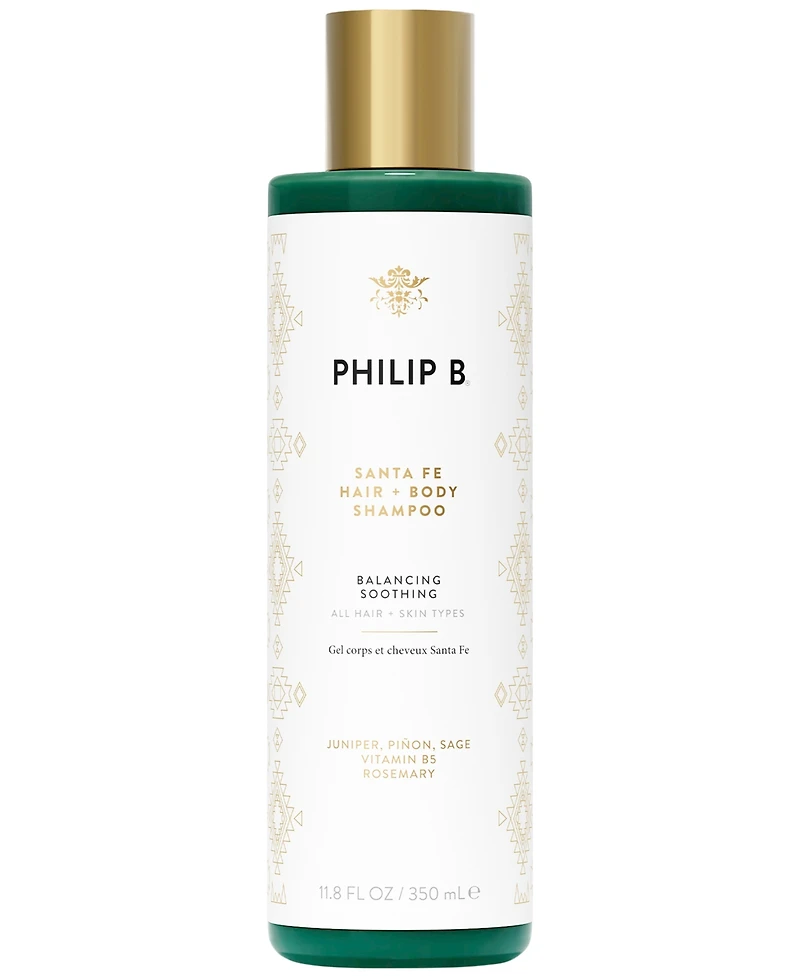 Philip B Santa Fe Hair + Body Shampoo, 11.8 oz.