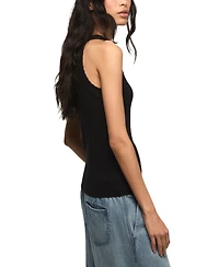 Lucky Brand Women's Crewneck Sweater Tank Top