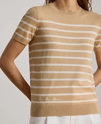 Lauren Ralph Women's Crewneck Short-Sleeve Sweater