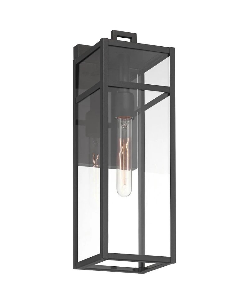 John Timberland San Lucas 18 3/4 inches High Modern Outdoor Wall Light Fixture Mount Porch House Weatherproof Sand Glass Shade