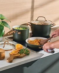 KitchenAid Design Series Hard-Anodized Ceramic Induction 12-Piece Cookware Set