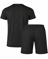 Galaxy By Harvic Men's Athletic T-Shirt and Shorts, 2-Piece Set