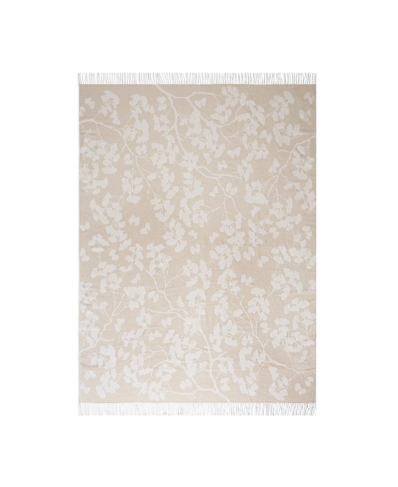 Michael Aram Butterfly Gingko Throw, 60" x 70"