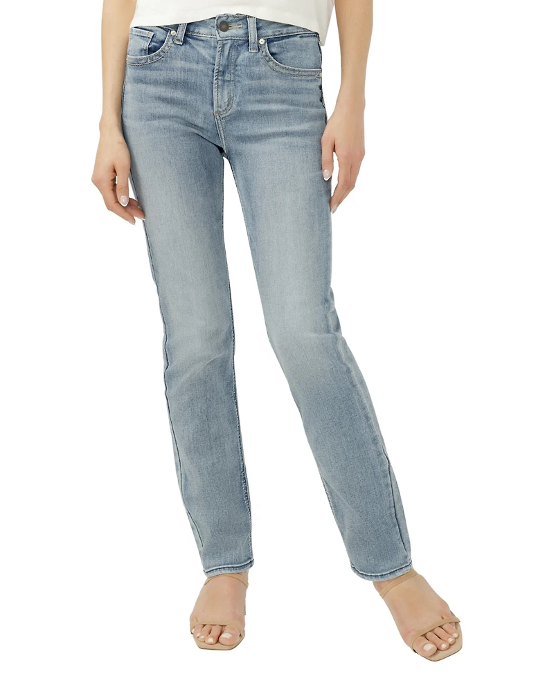 Silver Jeans Co. Women's Avery High Rise Classic Straight Jeans