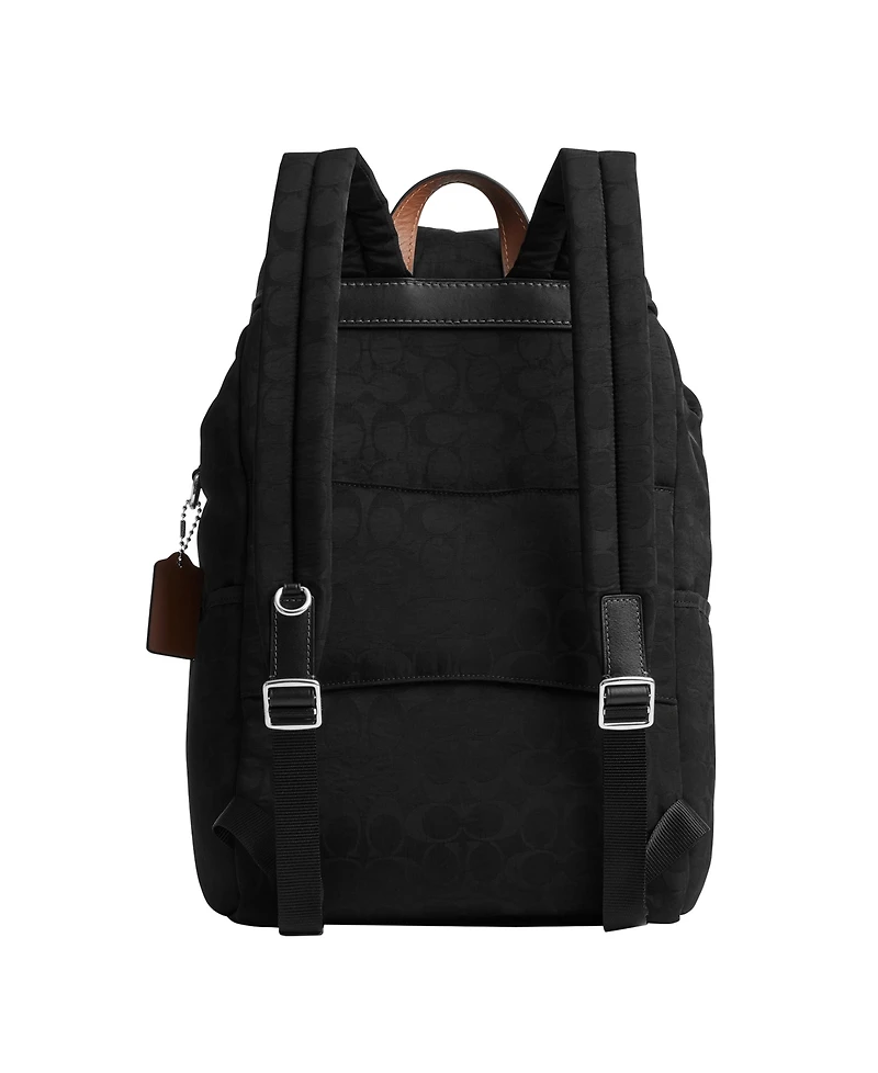 Coach Men's Logan Signature Leather Backpack