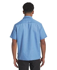 dkny Men's chambray button-up shirt