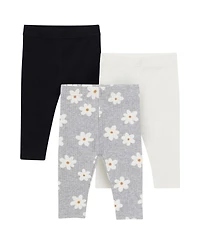 Gerber Toddler Girls 3-Pack Textured Leggings