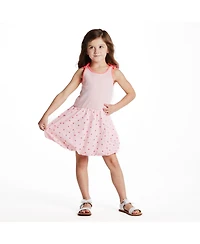 Andy & Evan Toddler Girls Ribbed Bubble Dress