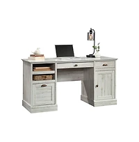 Sauder Barrister Lane Executive Desk, Plank finish
