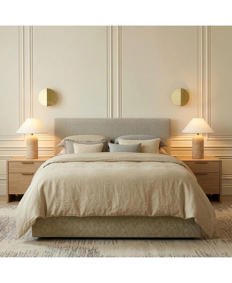 Brightech Sansa Stone Led Table Lamp with Dimmer (13")