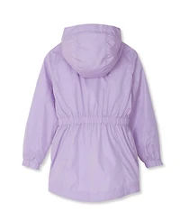 Lands' End Girls Hooded Water Resistant Rain Jacket