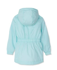 Lands' End Girls Hooded Water Resistant Rain Jacket