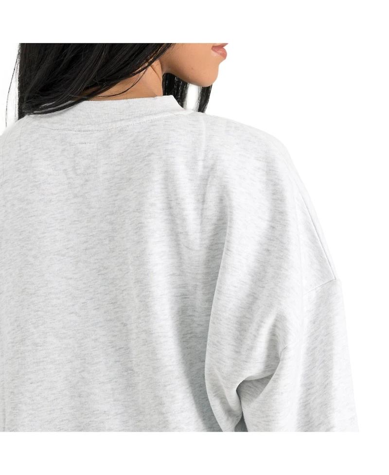Gameday Couture Women's Gray Cleveland Browns Heritage Premium Fleece Pullover Sweatshirt