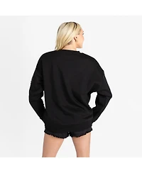 Gameday Couture Women's Black Kentucky Wildcats Oversized Level Up Label Premium Sweatshirt